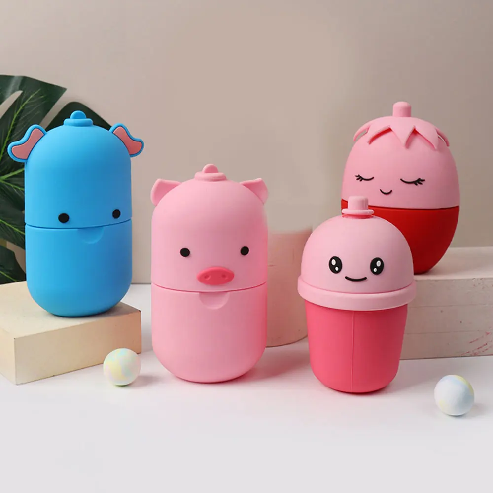 Newest Face Cube Skin Massager Custom Logo Cheap Price Color Customized Silicon Massage Roller