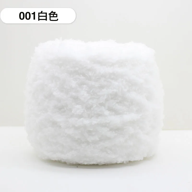DIY Коралловая бархатная пряжа синель крупная для ручного
