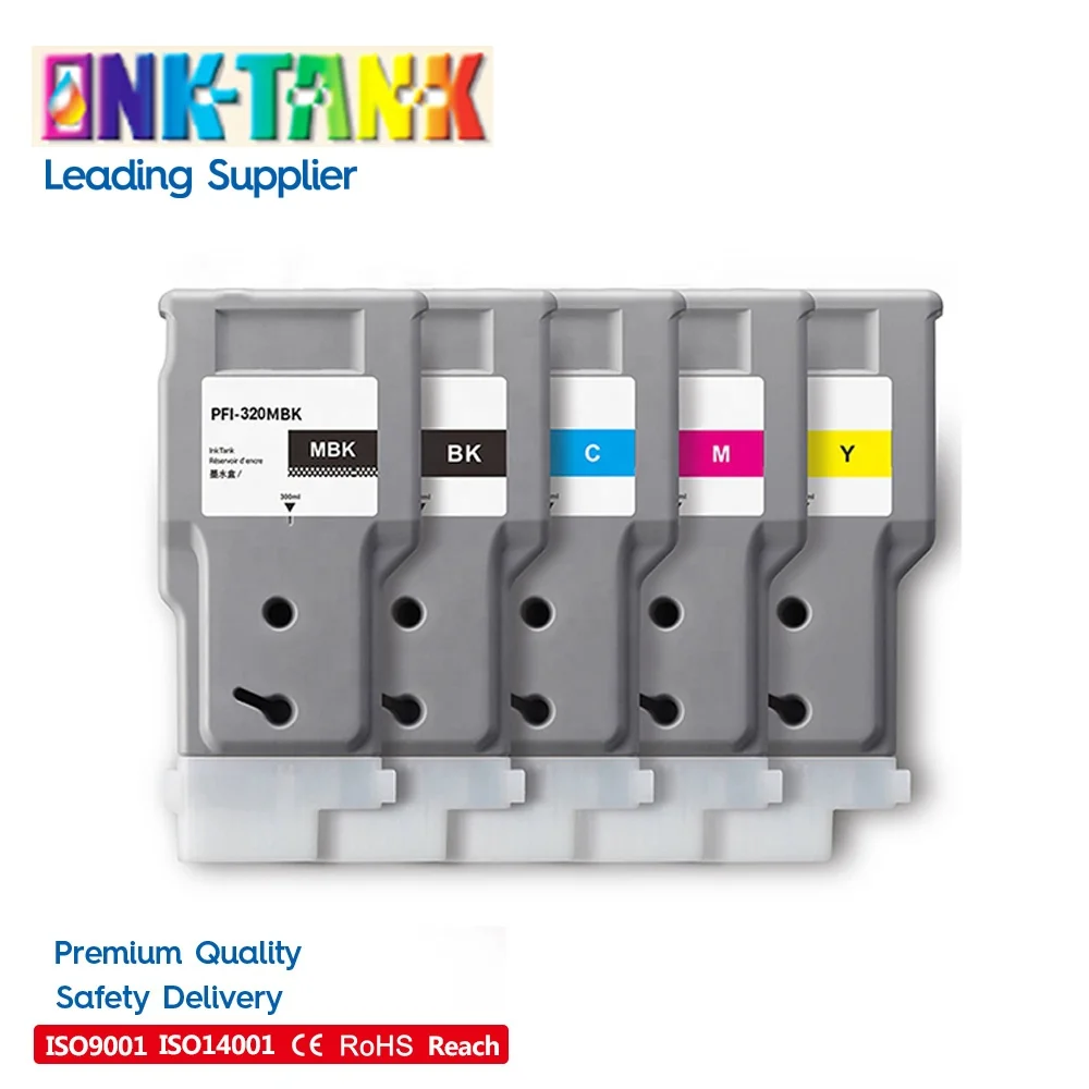 INK-TANK PFI-320 PFI320 PFI 320 Premium Color Compatible InkJet Ink Cartridge for Canon imagePROGRAF TM-305 TM-300 Printer