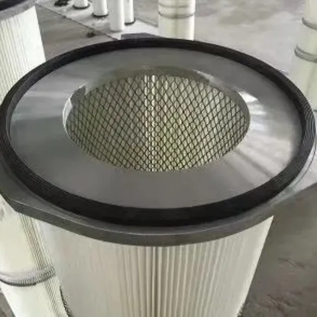 PTFE membrane cartridge filter with polytetrafluoroethylene