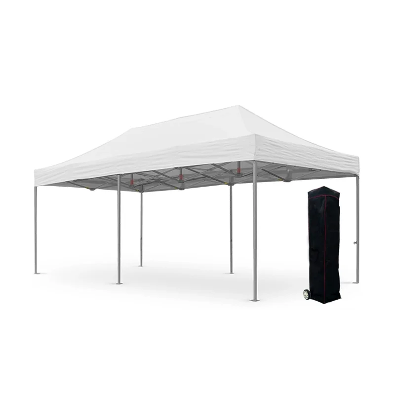 Portable Advertising Tent Movable Stall Sunshade Retractable Canopy Tent Commercial Four Leg Tent for Stall