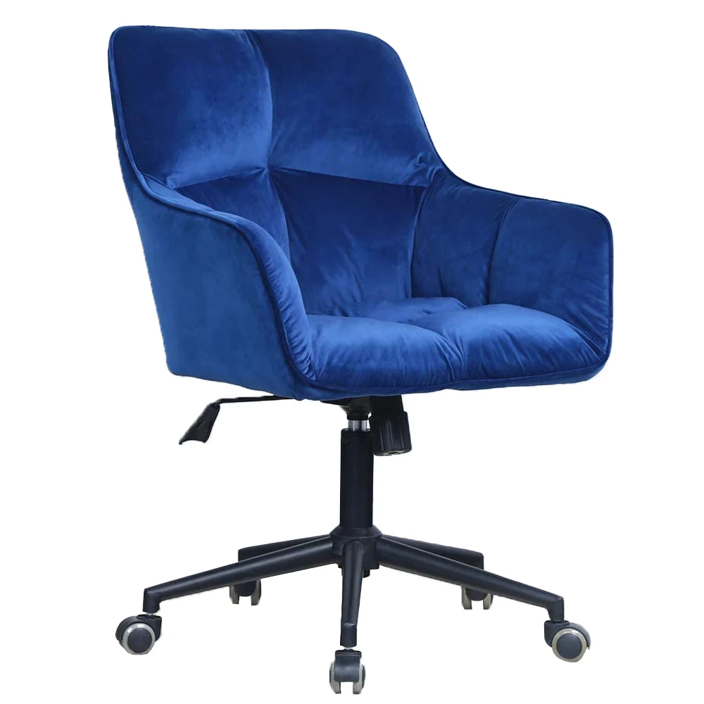 Вращающееся компьютерное кресло для дома и офиса, вращающееся компьютерное кресло для стола на вращающихся колесах, регулируемое вращающееся кресло с внутренней обивкой