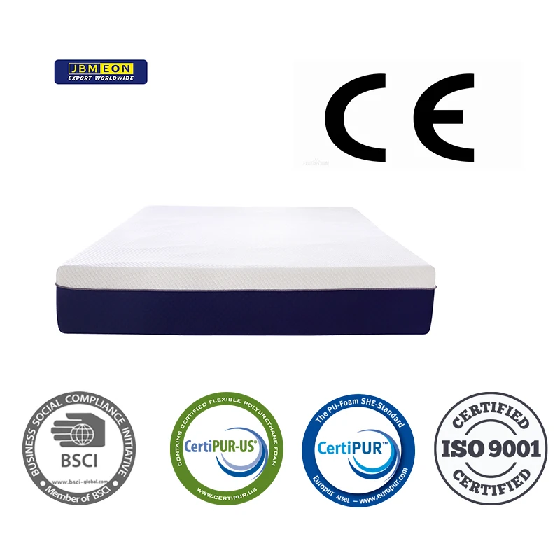 Good natural latex visco gel memory foam mattresses  foam sleep well foam Chinese mattress