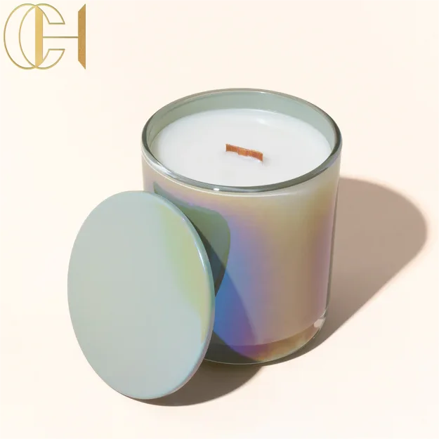 C&H Manufacturer Wholesale Price For Business Colorful Vessels With Lid Scented Candle