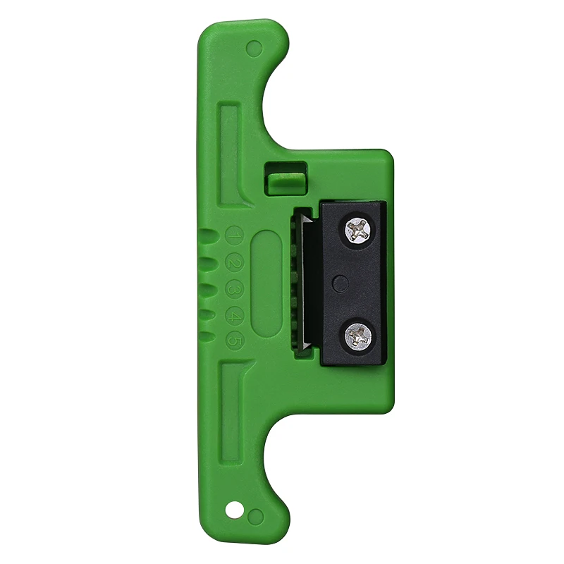 COMPTYCO Fiber Cable Ribbon Stripper HMSAT5 Loose Tube Buffer Mid-Span Access Tool 1.9mm to 3.0mm Replaceable Blade AUA-05