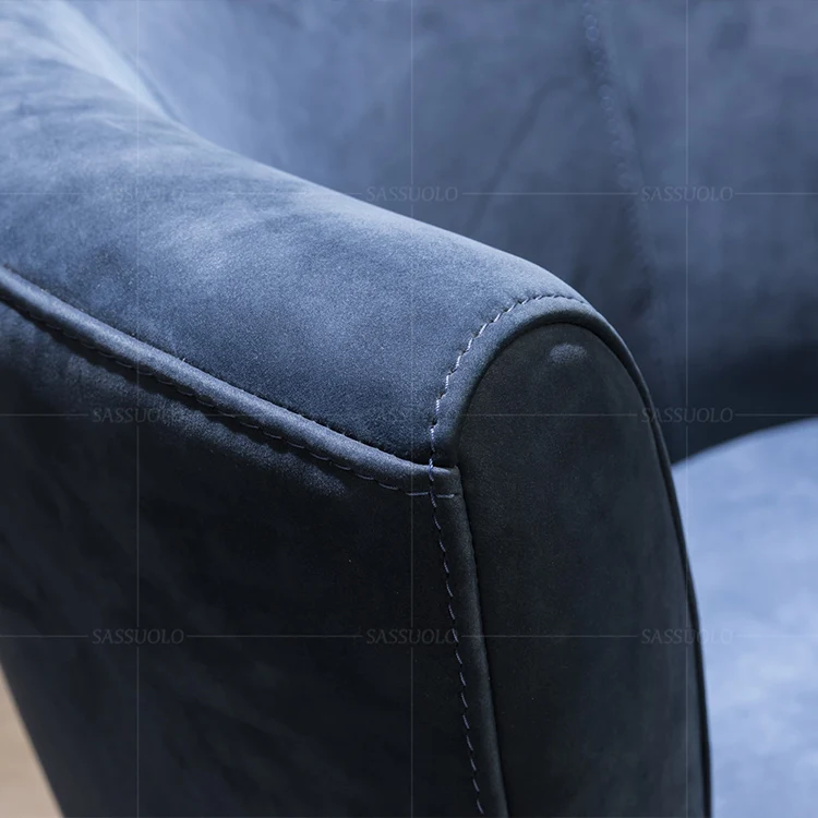 Sassuolo compact high back designer chair coffee negotiation chair leisure single chair corner sofa