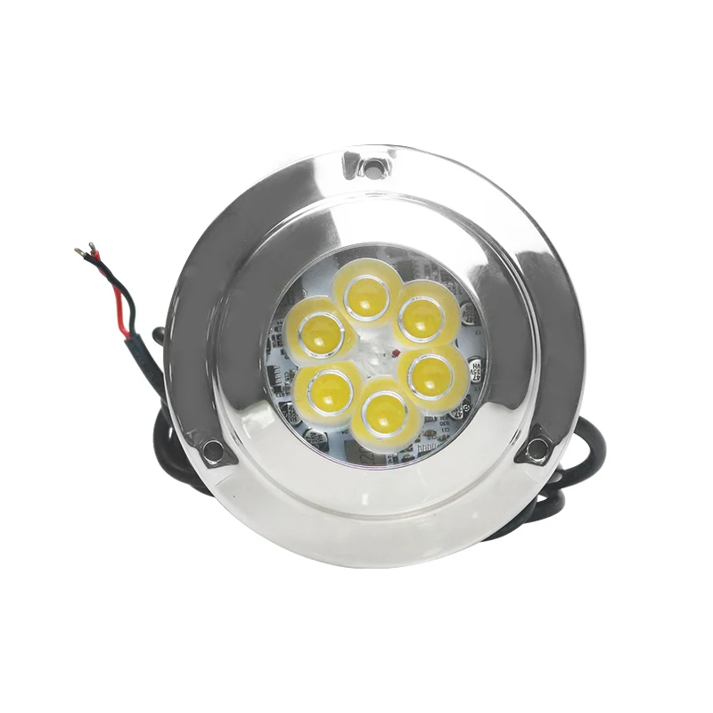 Stainless Steel LED Boat Light Yacht Marine Marine Boat LED Mult-Colori Underwater Light
