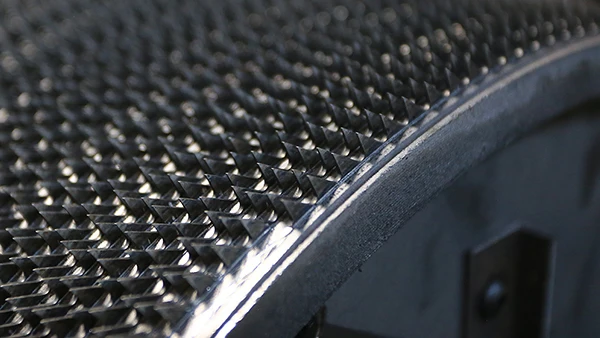 Textile waste recycling machine spare parts cylinder steel roller with wire