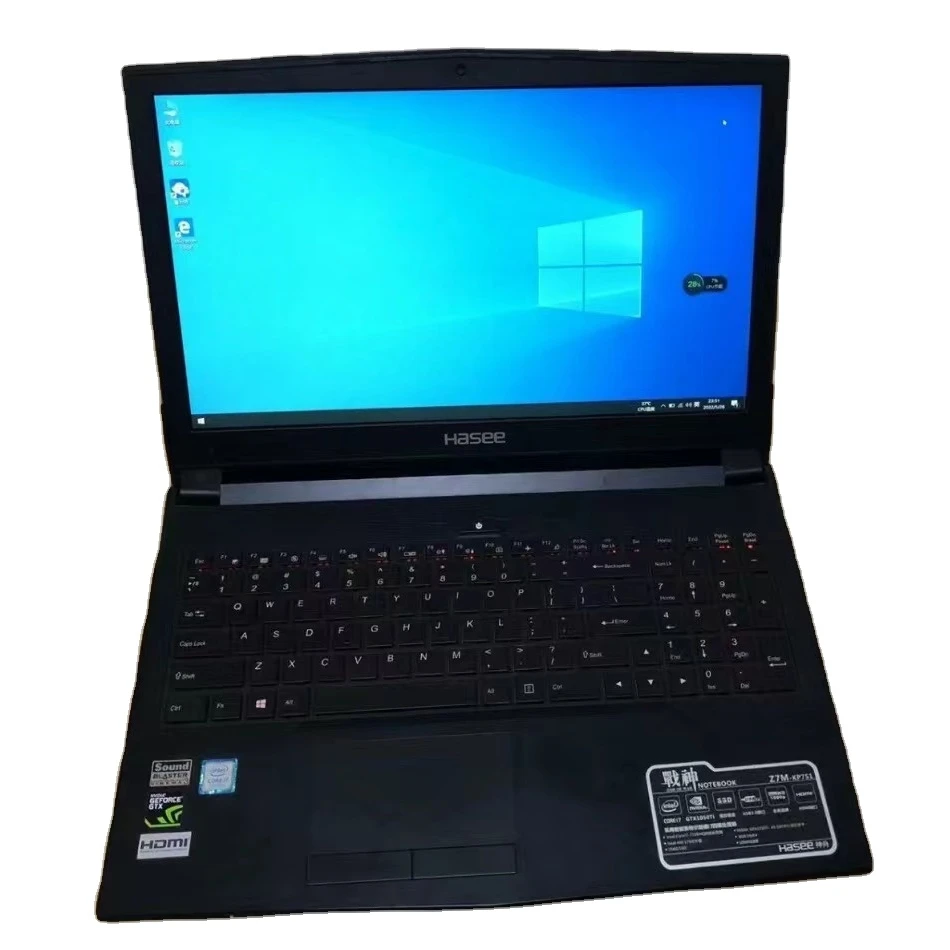 Б/у ноутбук Hasee N85 игровой компьютер GTX1050TI core
