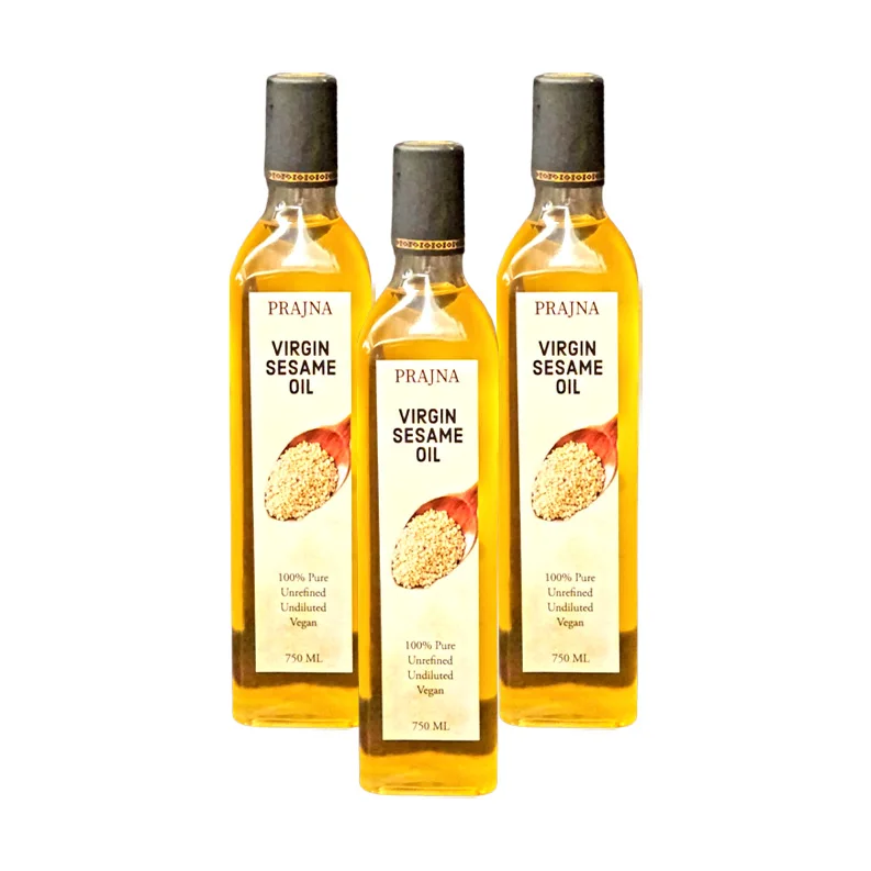 Healthy & Delicious Pure Sesame Oil 750ml Good Source Of Calcium And Zinc Maintaining Strong And Healthy Bones