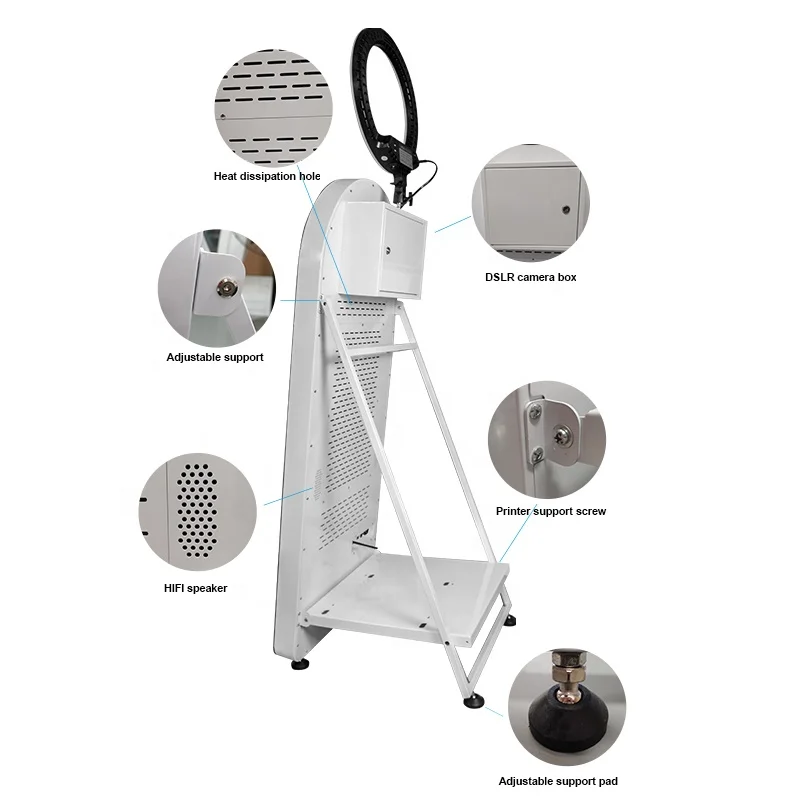 Party Selfie Digital Mirror Photobooth Machine Interactive Touch Screen DSLR Magic Mirror Photo Booth