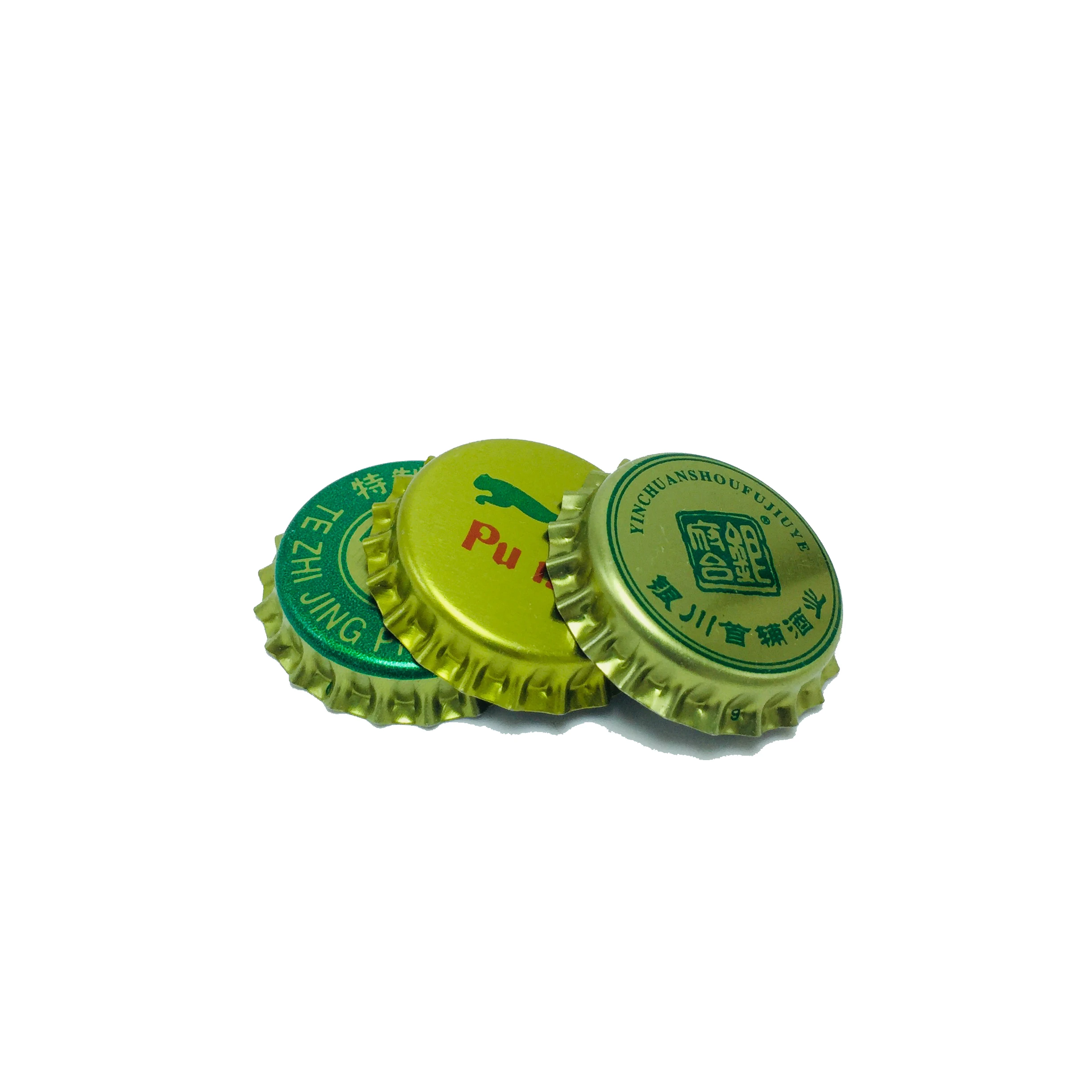 Free Sample Metal Soda Bottle Lid Crown Caps 26mm Beer Bottle Crown Cap