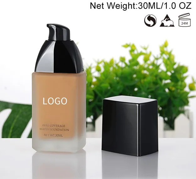 Free Sample Private label  Foundation Waterproof Full Coverage Foundation wholesales
