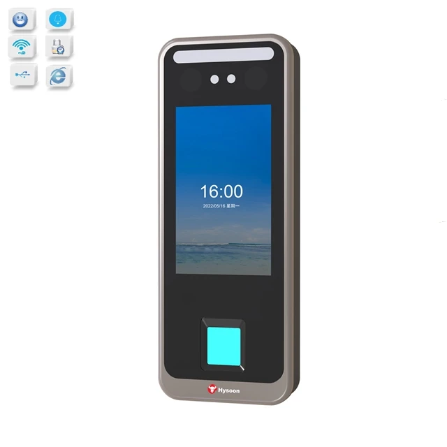 Hysoon VP4 School Access Control Free Software Fingerprint Face Recognition Time Attendance Machine with 4 Inch Touch Screen