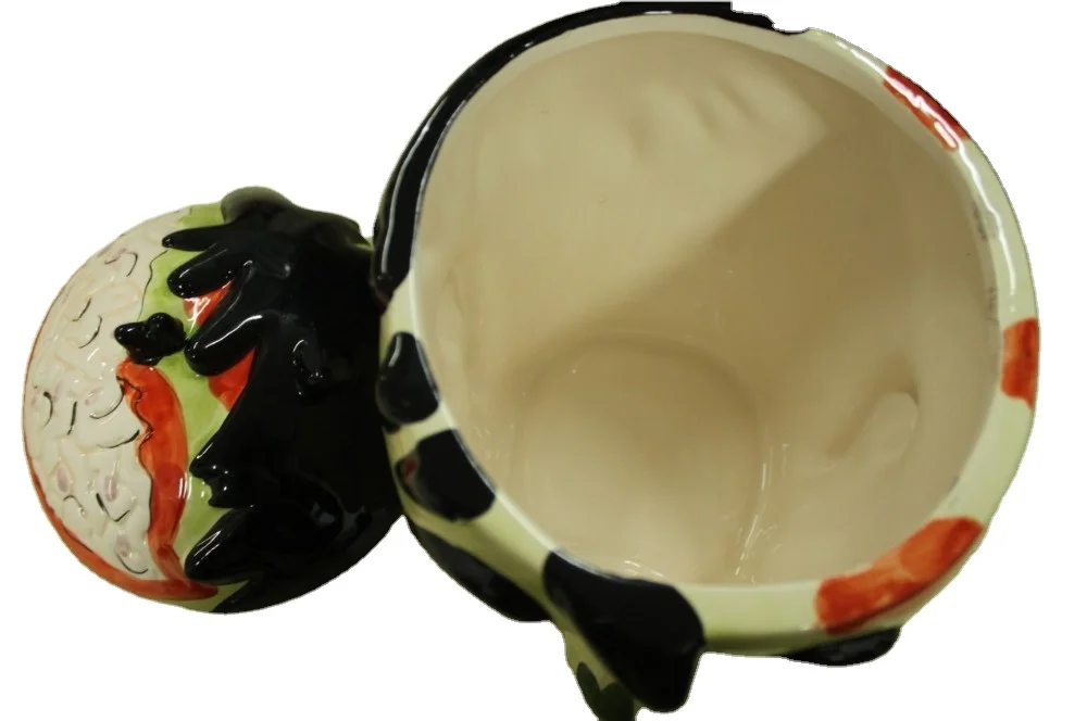 Wholesale custom handmade ceramic sugar jar candy jar holiday gift