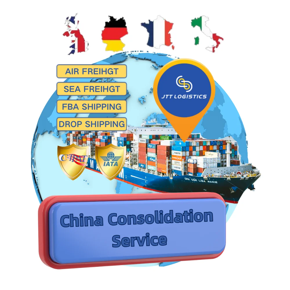Air Sea Freight Forwarder China France UK Germany Italy With DDU DDP FBA Shipping Service Door To Door Service Fast Sea Shipping