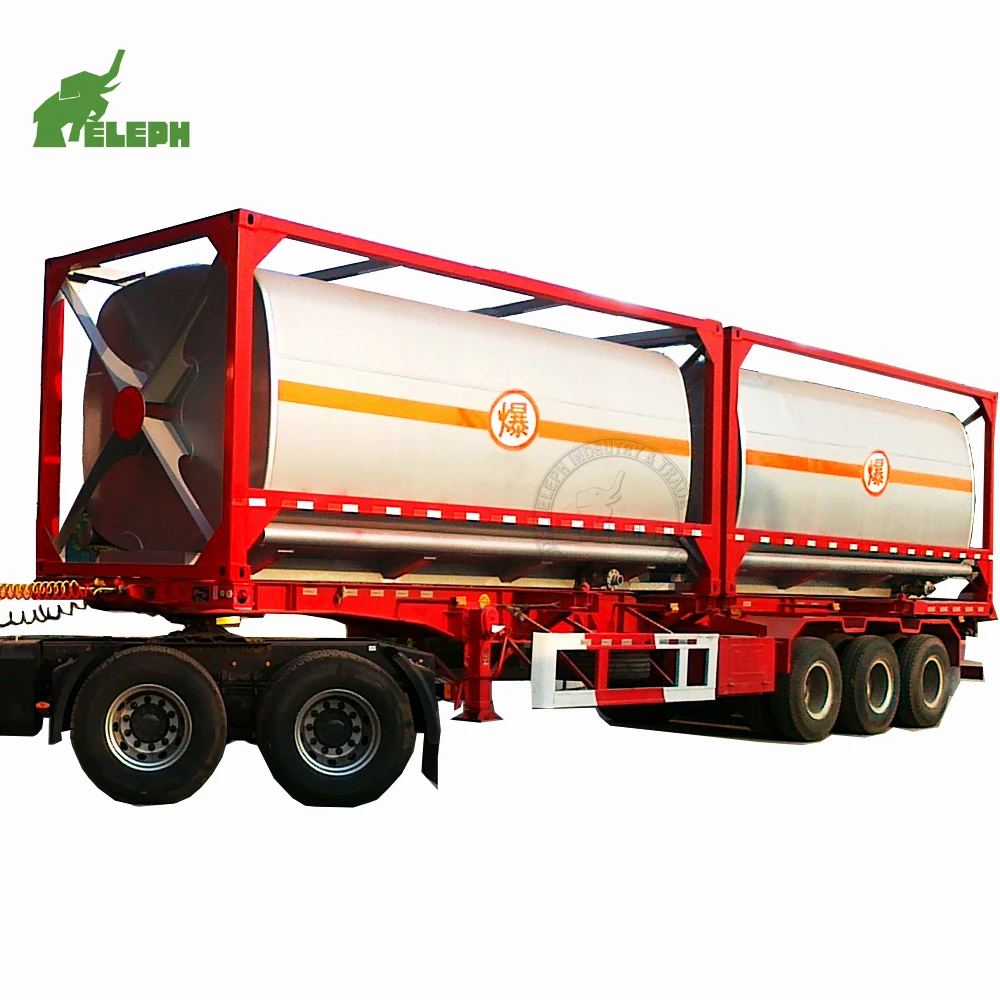 2024TOP 20ft 40ft LNG LPG хранение ISO контейнер-цистерна трейлер-цистерна