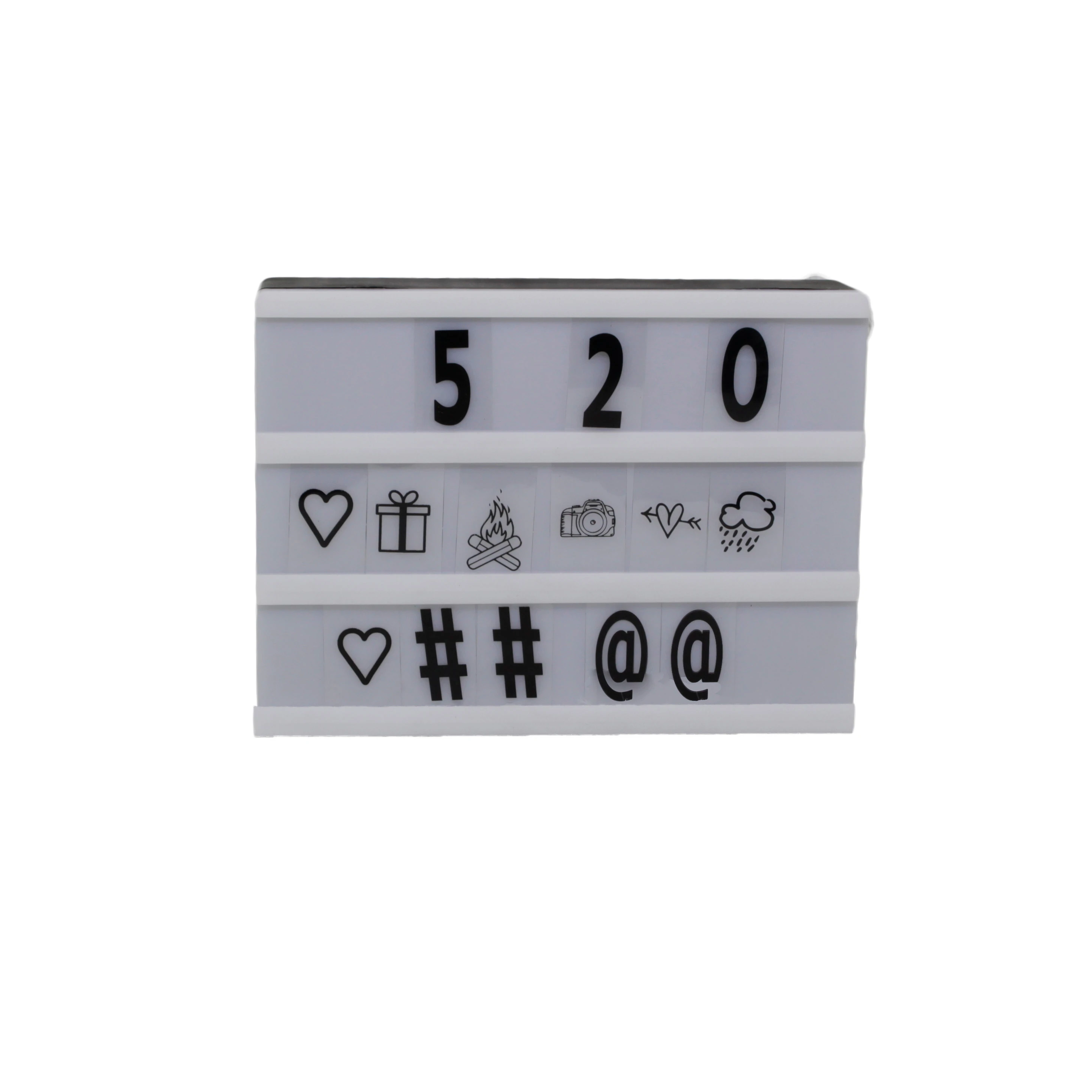 A6 Бесплатная сочетание букв лайтбокс Горячее предложение! Супер Светодиодный фонарь лайтбокс с цифрами, буквы огни