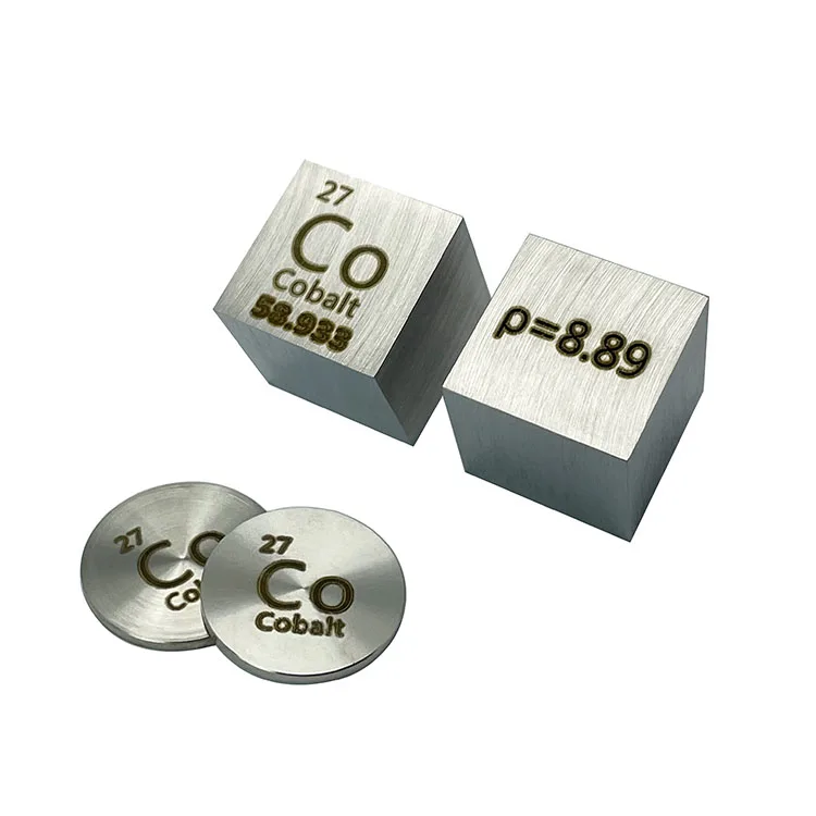 In Stock Glass Seal Elements Cobalt 99.95% Periodic Table Metal Elements 3N5 Cobalt Co Cube for DIY Research Study