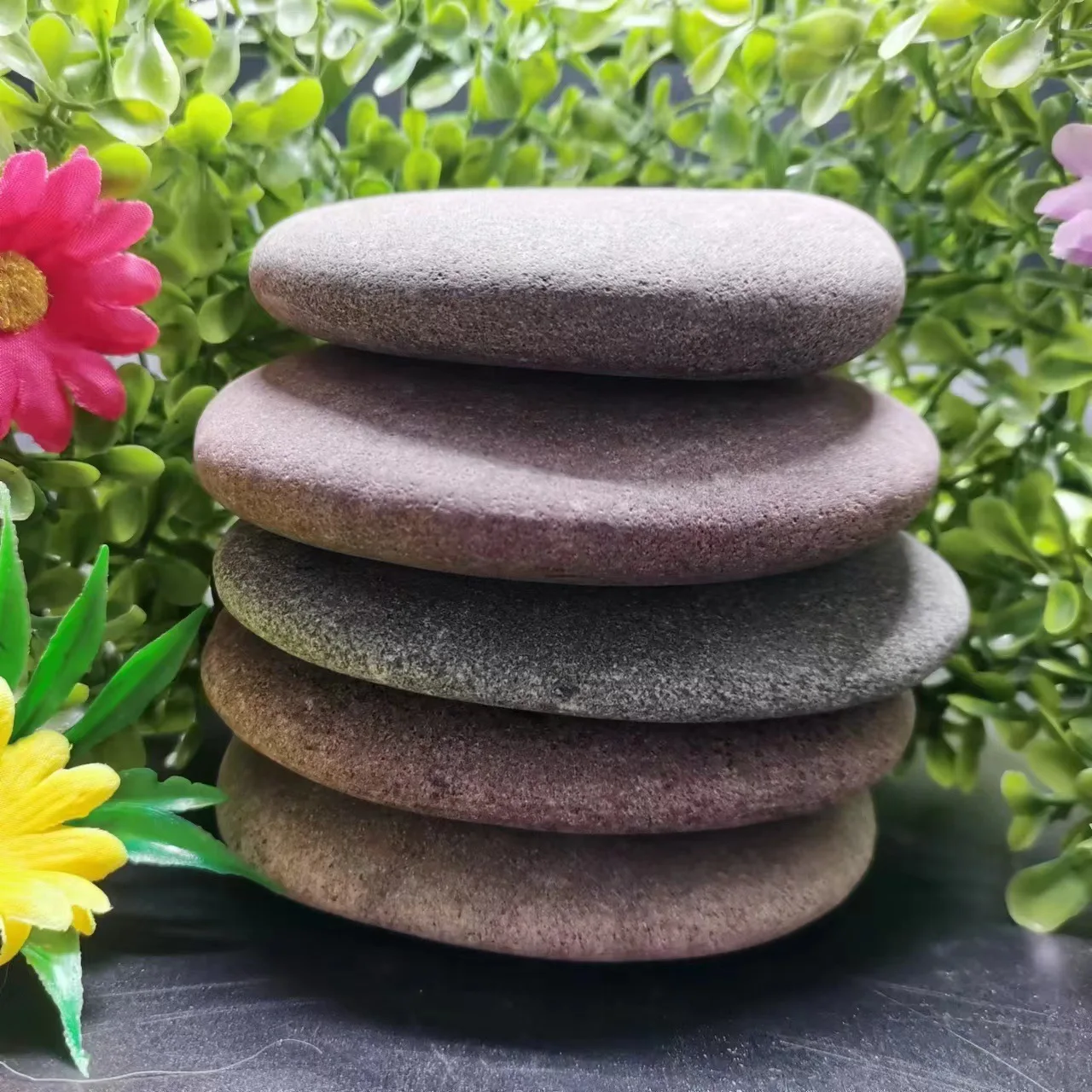 Natural Beach Kids Color Clay Painting Rock Pebbles Colored Flat Large River Rock Types Of Pebble Stones For Gardens Landscape