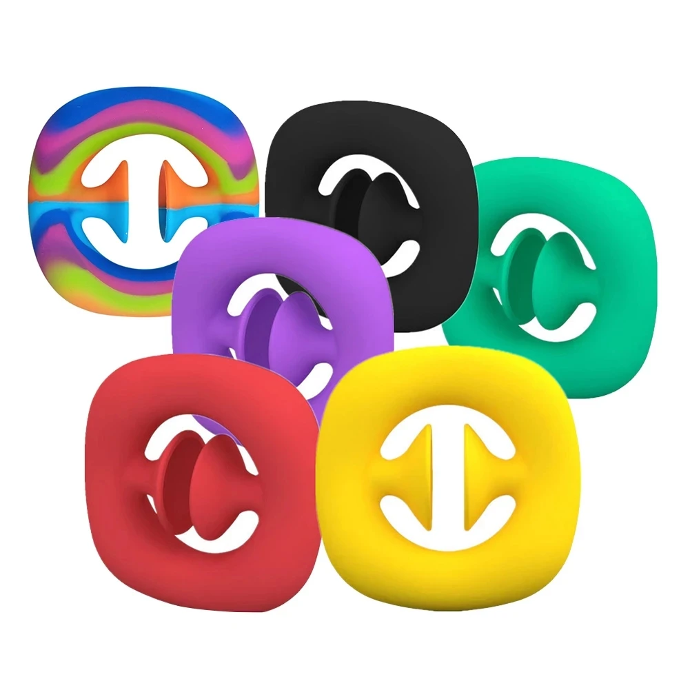 Fidgets Anti stress Toys Hand Grip Ring Relief Stress Sensory Toy Autism Special Needs Anxiety Reliever Grip Ball Fidget Toys