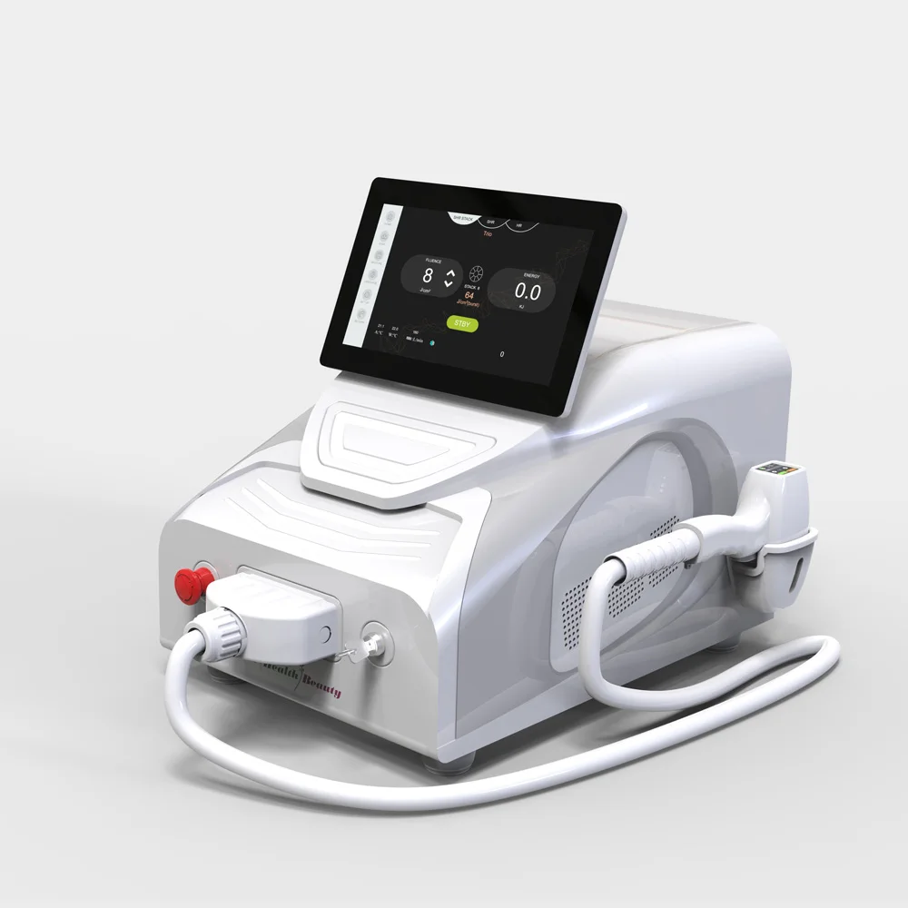 LOW price Permanent hair removal machine portable diode laser hair removal laser 755mm 808mm 1064mm