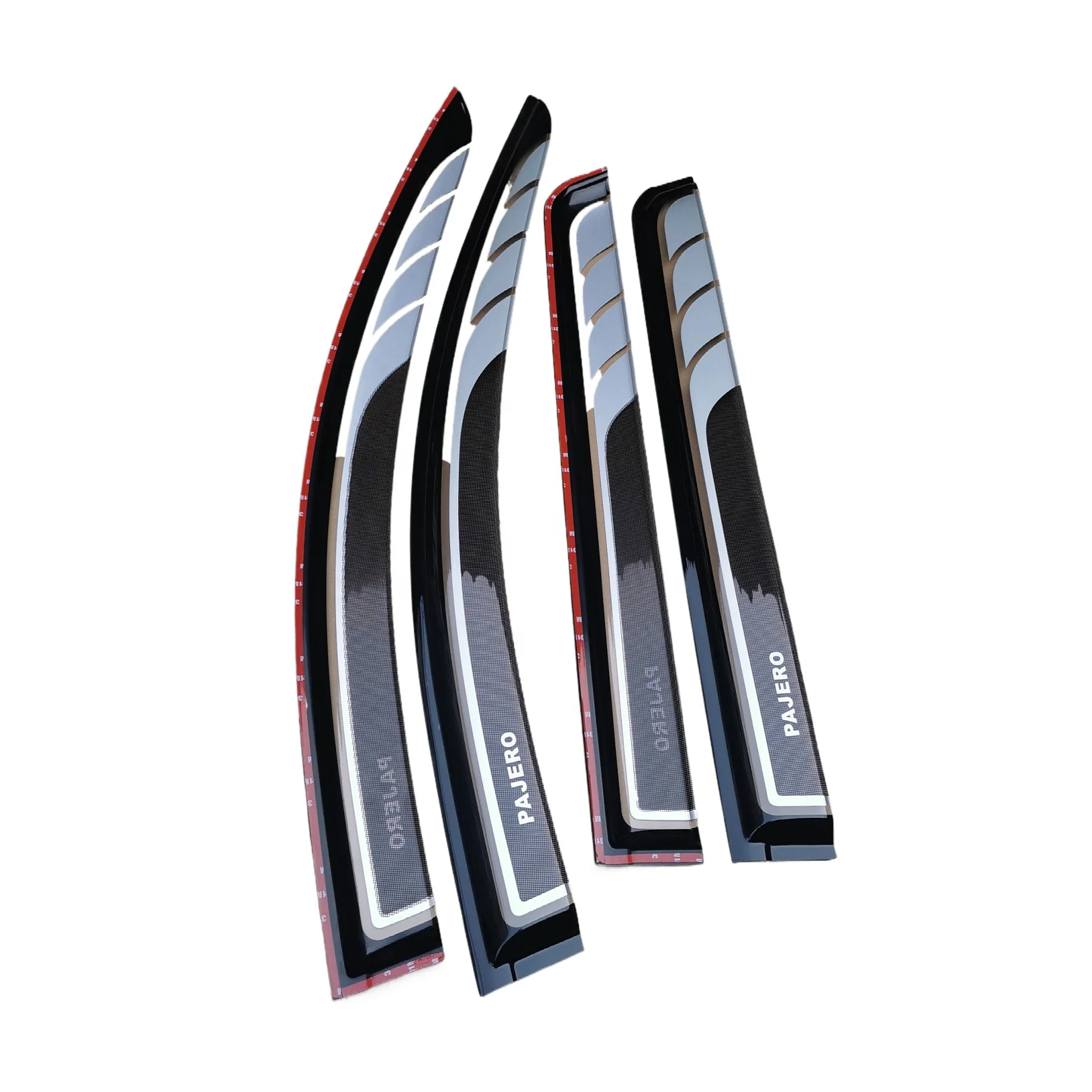 Auto Part Wind Protector Door Visors Two Toned Montero For Mitsubishi Pajero Sport 2009-2014