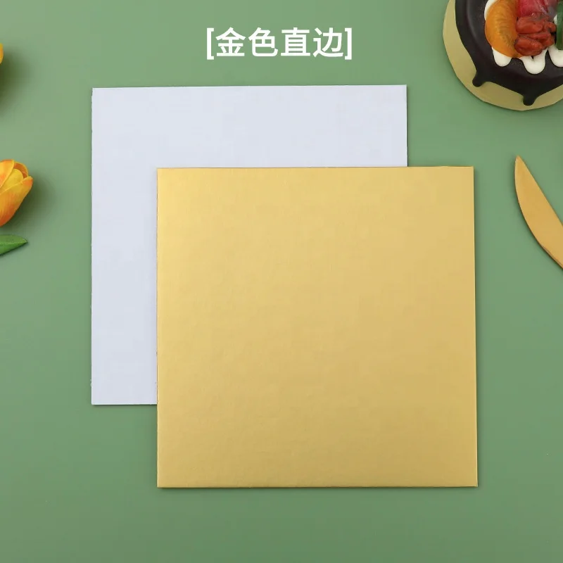 6 inch Silver Square Round Cake Board Cardboard Base