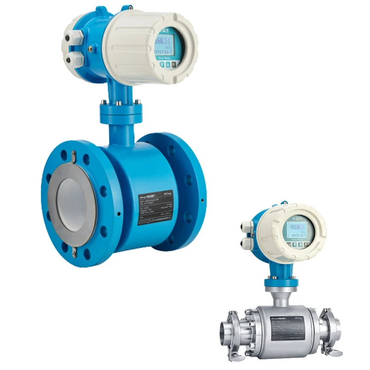 Insert Type Electromagnetic Wastewater Flowmeter DN50 Water Flow Magnetic Flow Meter