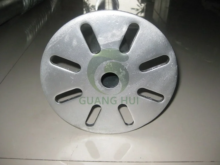 Hot-galvanized ground screw pile post anchor for foundation project