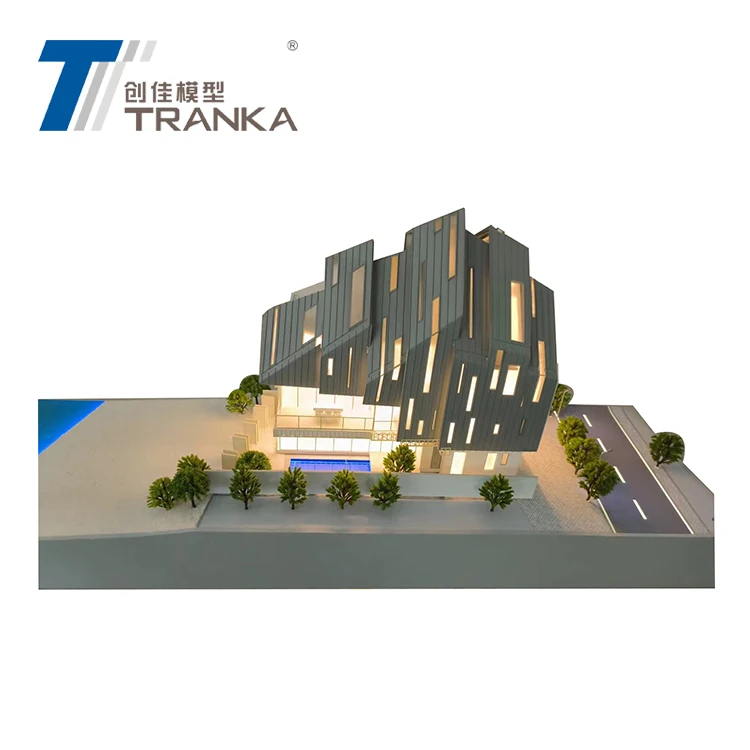 1/100 beach resort miniature design building model for export