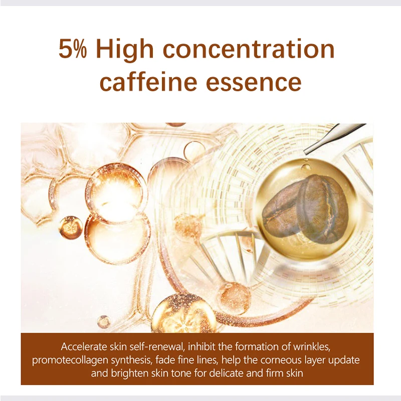 Wholesale Skin Care Niacinamide Zinc Hyaluronic Acid B5 Retinol Facial Serum Caffeine Eye Serum