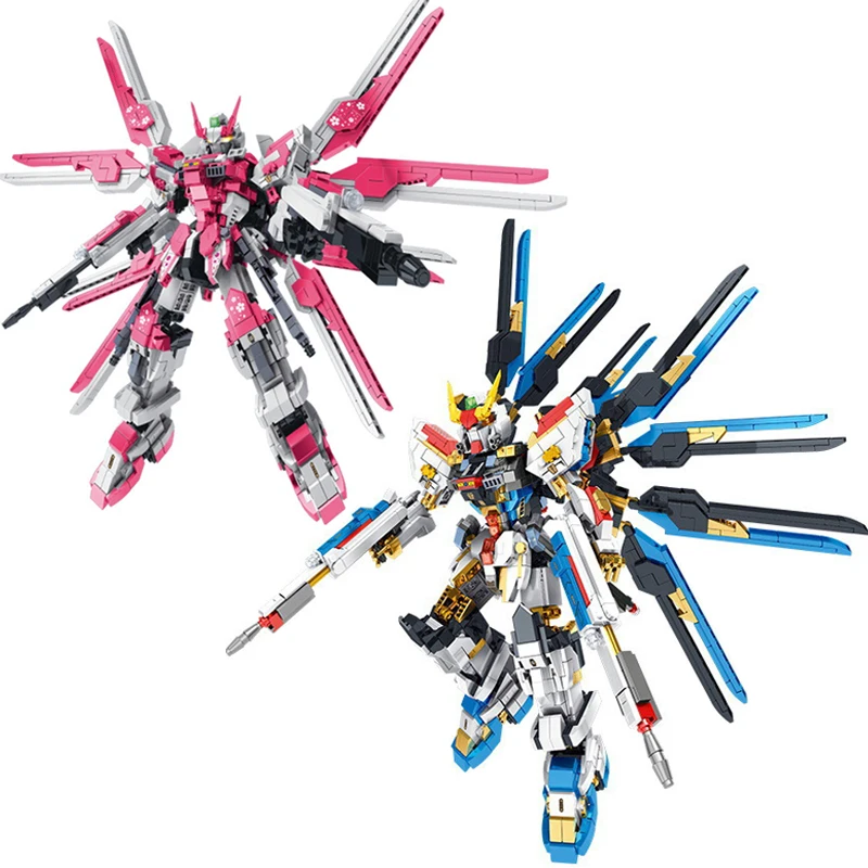 Tiktok фигурка робота-робота модели Mecha строительные блоки наборы DIY Toys детские развивающие подарки на день рождения