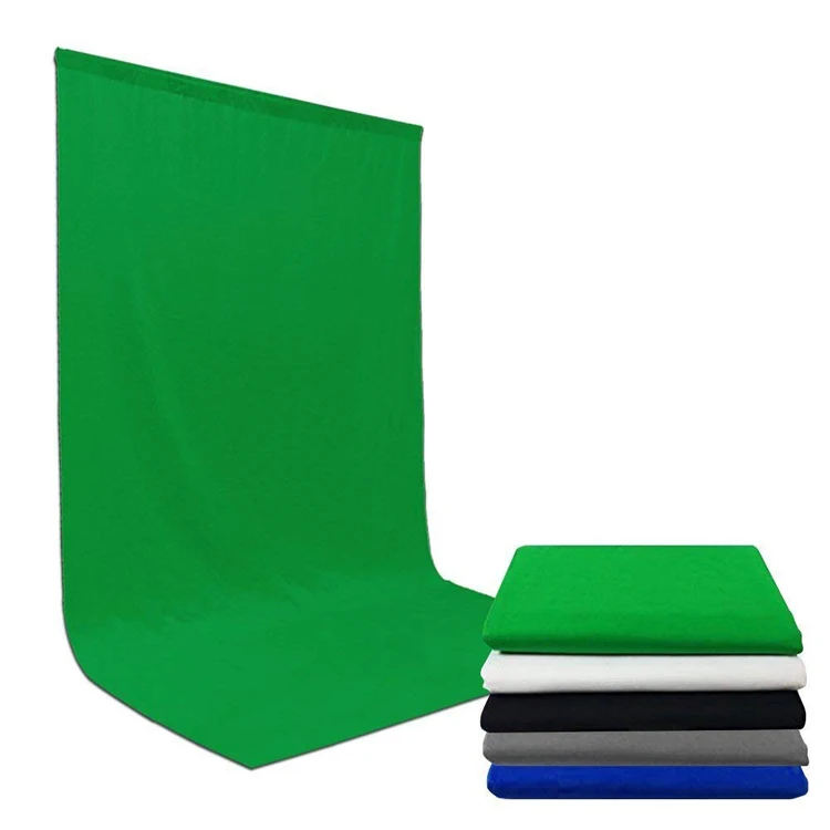Danlu Textile variety of sizes chroma screen green photo studio kit backdrop for photography studio background