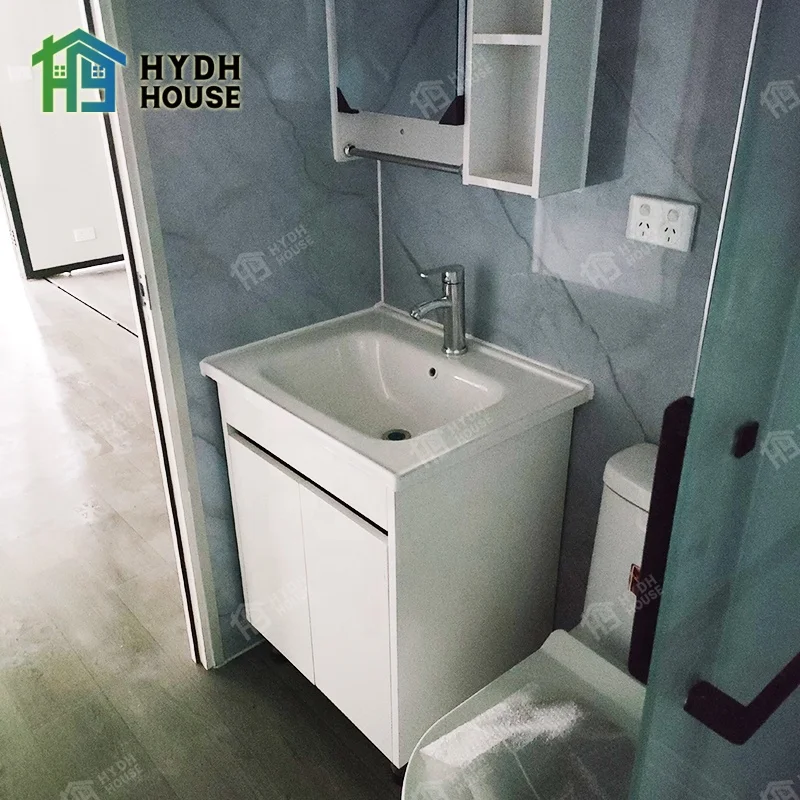 precast homes manufacturing plant full bathroom prefab expandable house With metal carving board