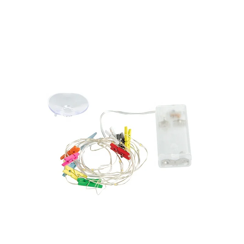 Led Custom Made High Quality Photo Clip Battery Operated Mini Copper Wire Led Fairy String Lights