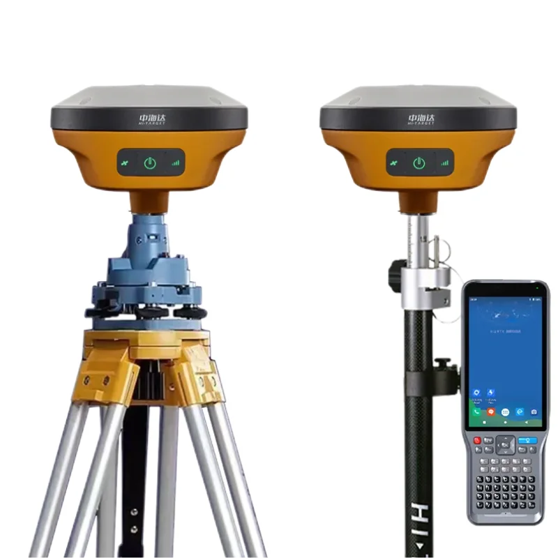 Superior Quality Base And Rover Gps Gnss Rtk Dgps V200 Complete Set 1400 Channels Gps Rtk