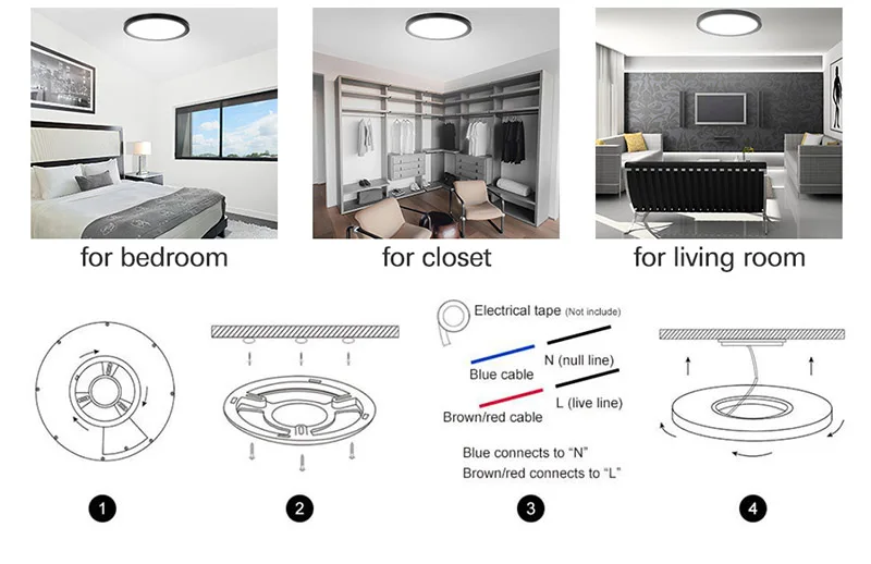 Modern Nordic 12 Inch flush mount tuya smart led ceiling lamp 2.4G wifi smart rgb Zigbee ceiling light