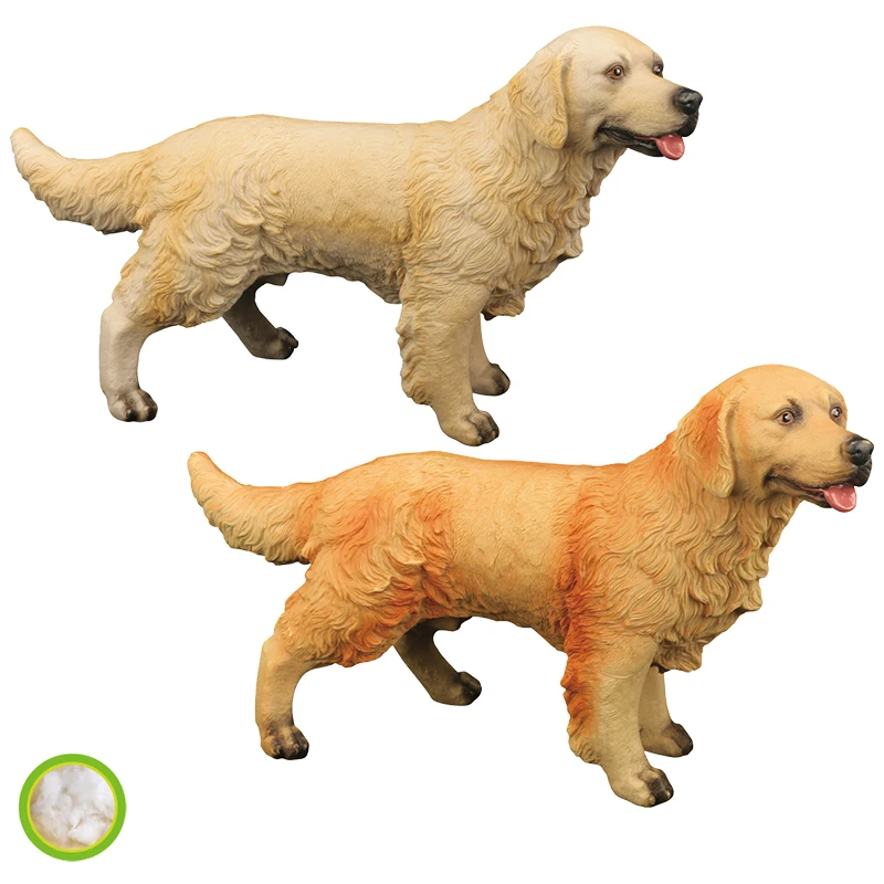 Wholesale PVC Soft Plastic Simulation Animal  Statue Figures Dog Model Toys For Children