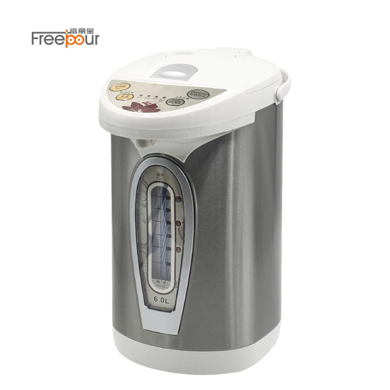 Large Capacity Stainless Steel Electric Air Pots Automatic Keep Warm Kettle Hot Water Thermos Electric Thermo Pot