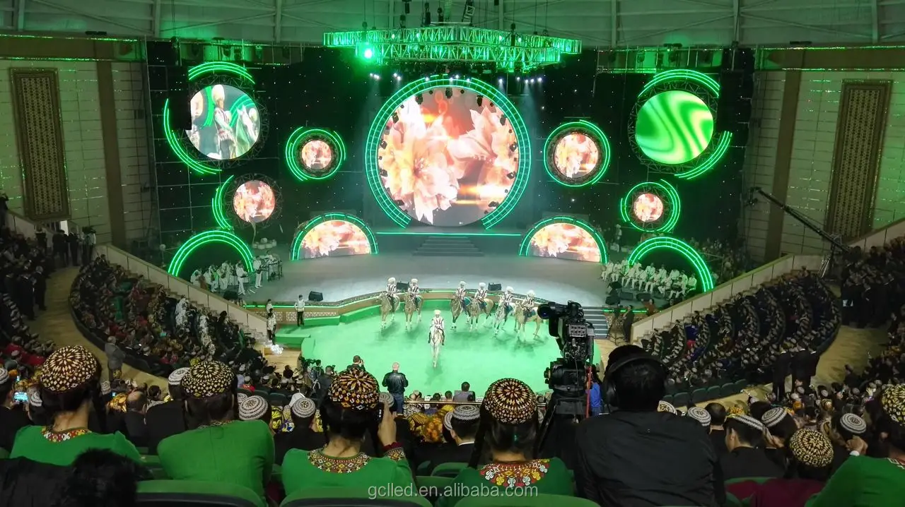 GCL Gmesh SMD 10.42 15.6 Outdoor LED Screen Led Mesh Screen Led Cube Display