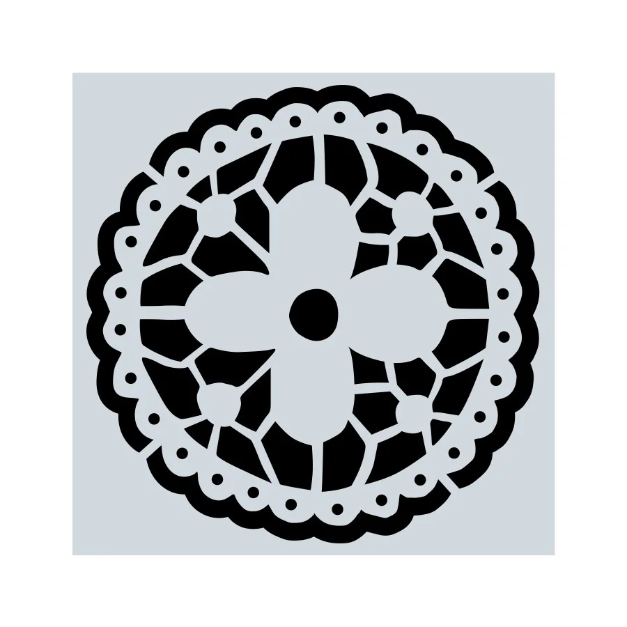 Hot sale Mandala shape Stencils Reusable Painting Stencils art drawing Template for Floor Wall