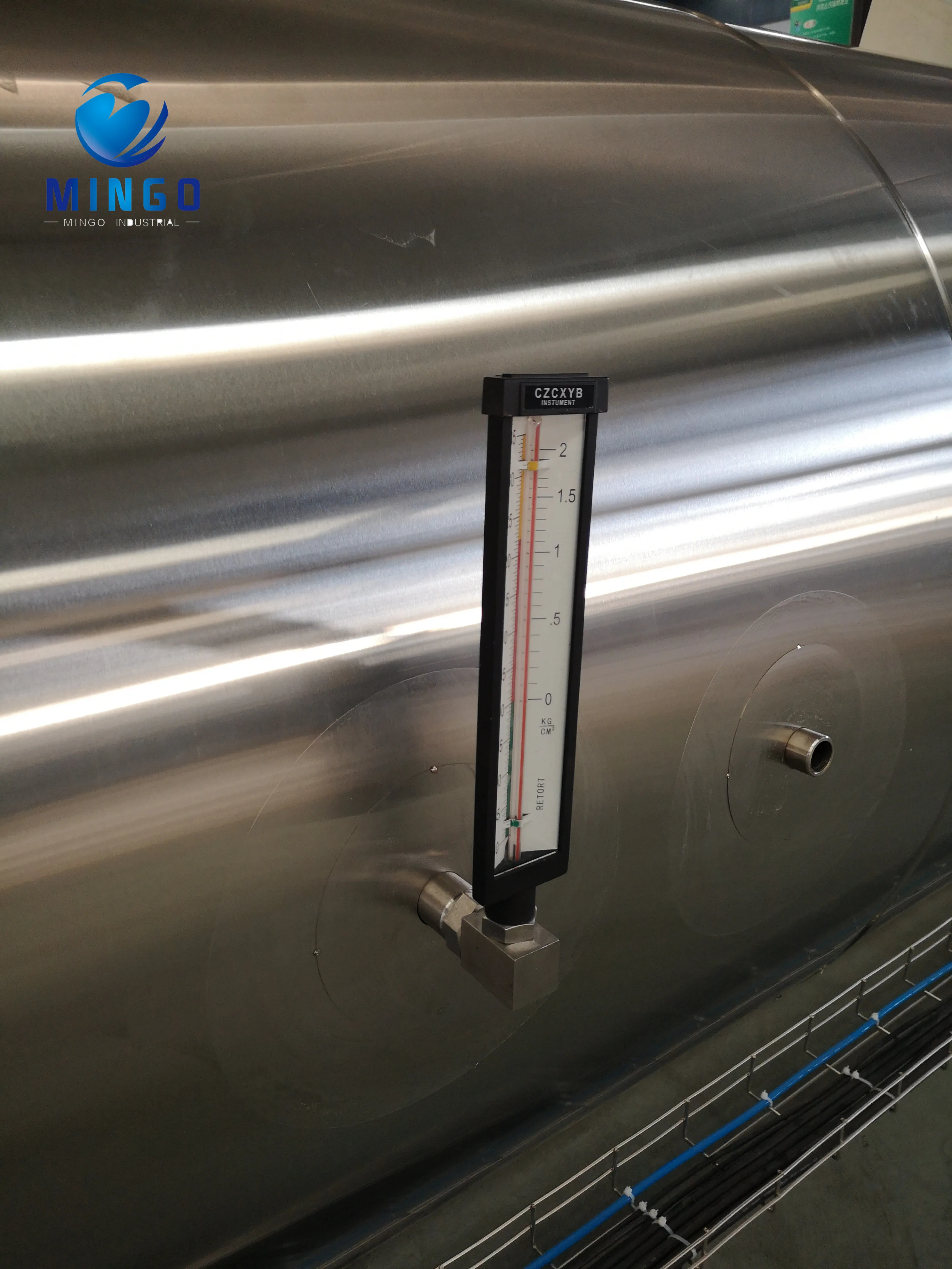 
Double layer water immersion retort can sterilizer autoclave 