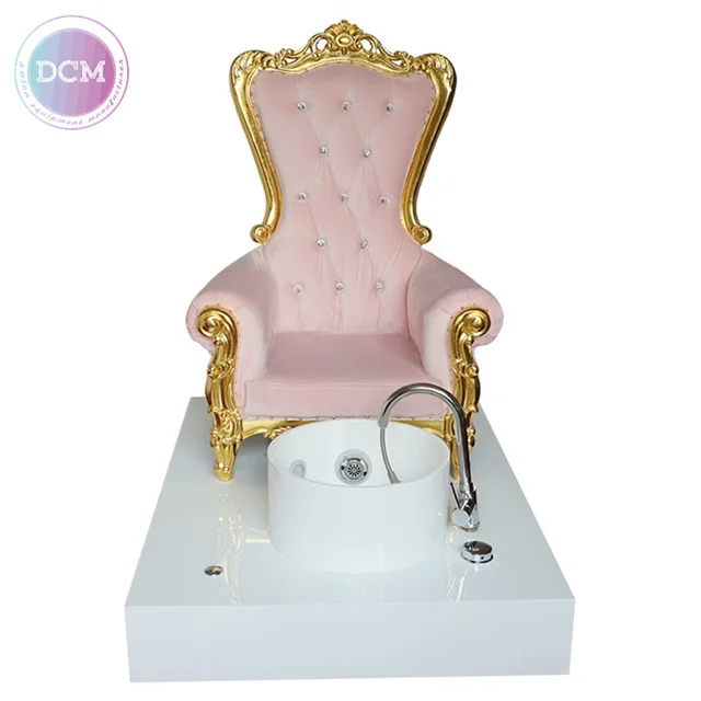 queen throne little girl spa chairs mini pedicure chair for pedicure and manicure