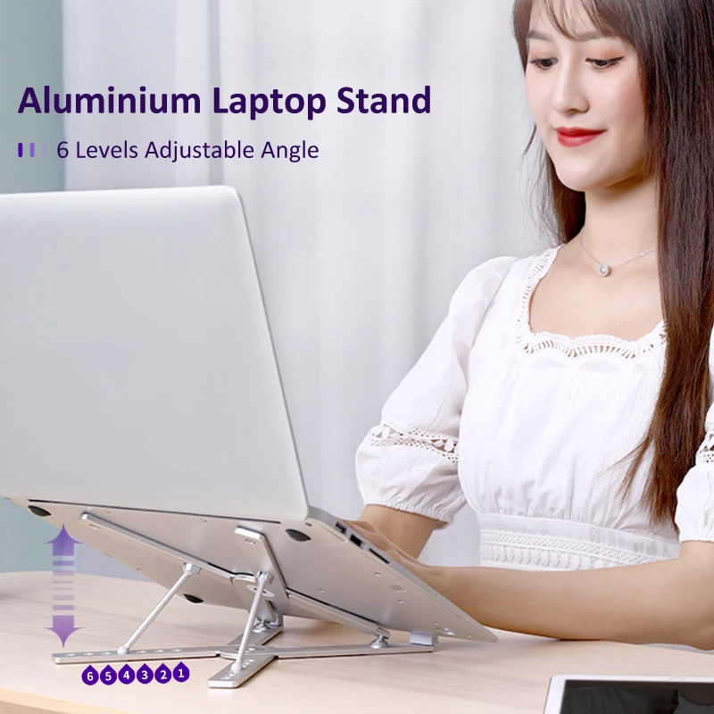 Hot Selling High Quality Metal aluminium alloy Universal laptop cooling stand