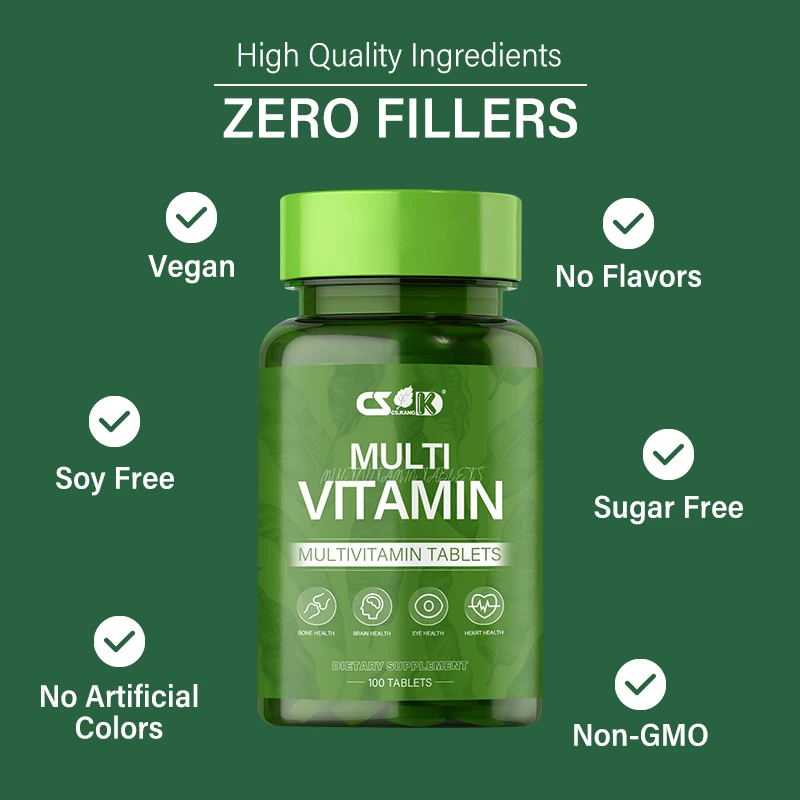 Hot Sale Top Daily Multivitamin And Mineral Supplement Tablets Kids Vitamin Multivitamin Tablets