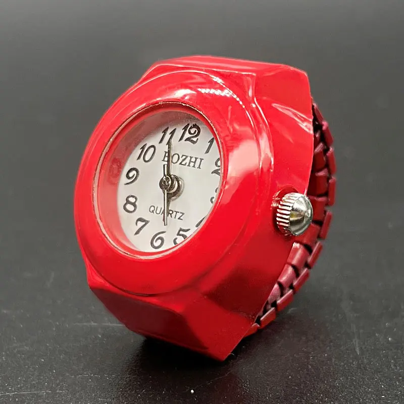 Free Size Luxury Rings Quartz Watches Men Women Students Couple Ring Watch Ladies Fashion Clock relojes
