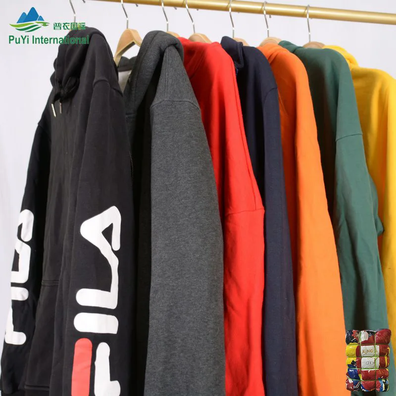 mixed hoody set used clothes korean second hand hoody sportswear thick belgium used clothing bales america