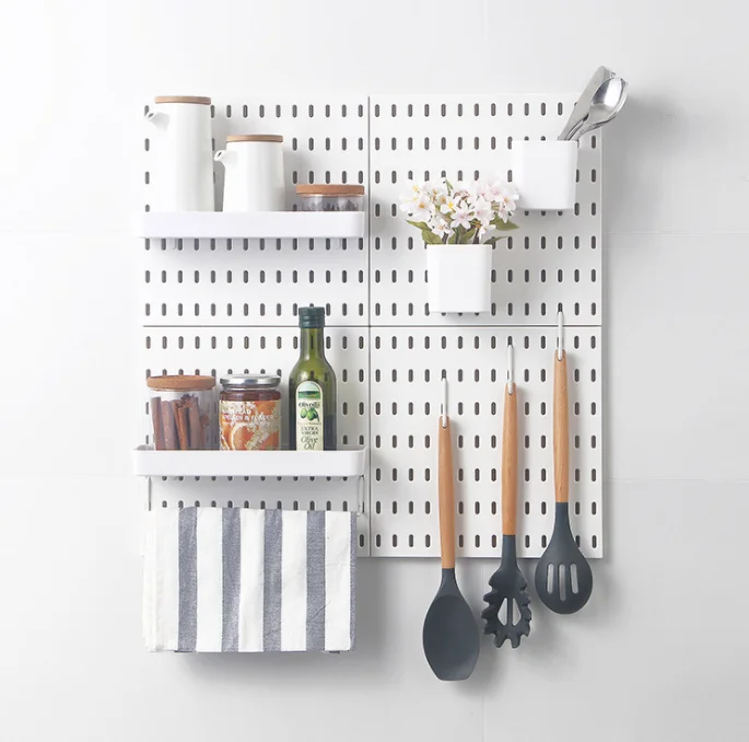 Customized Pegboard Combination Kit Hanging for Wall Organizer, Crafts Organization, Ornaments Display, Nursery Storage