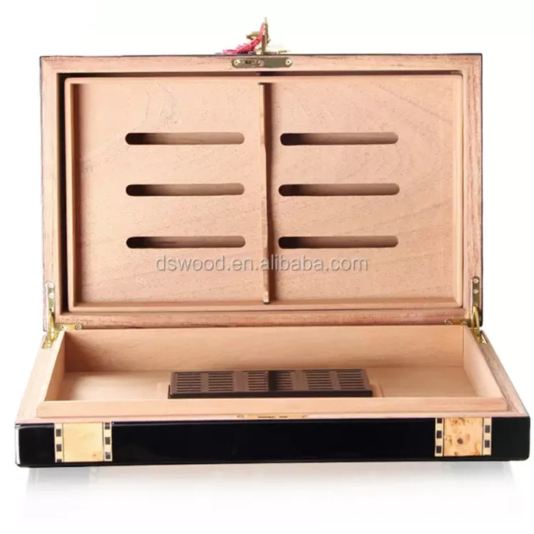 High quality wooden cigar box desk top cigar cases/humidors